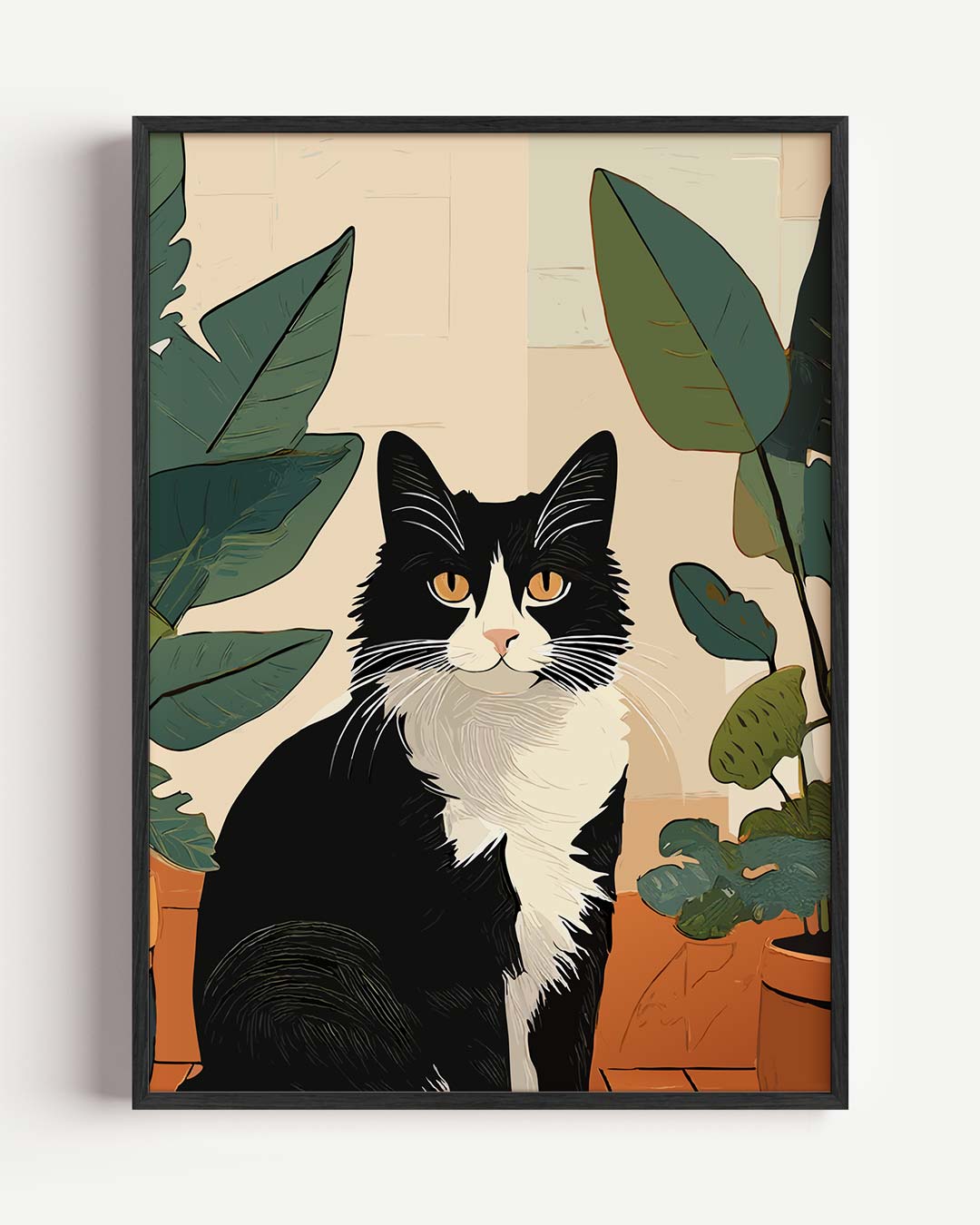Stijlvolle Kattenwonders Poster
