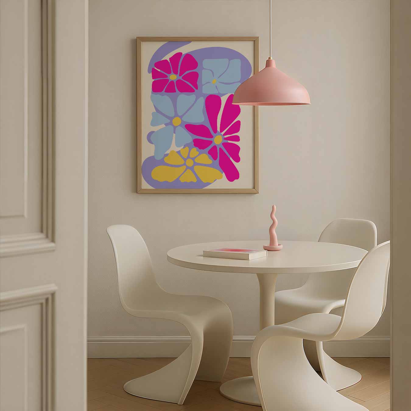 Vrolijke Bloemenpracht Poster