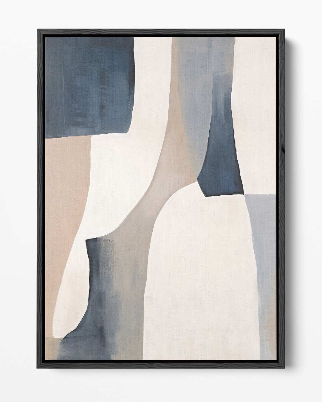 Abstracte Harmonie in Neutrale Tinten Kunstwerk-canvas-dibond-plexiglas-wanddecoratie-WallArtistic