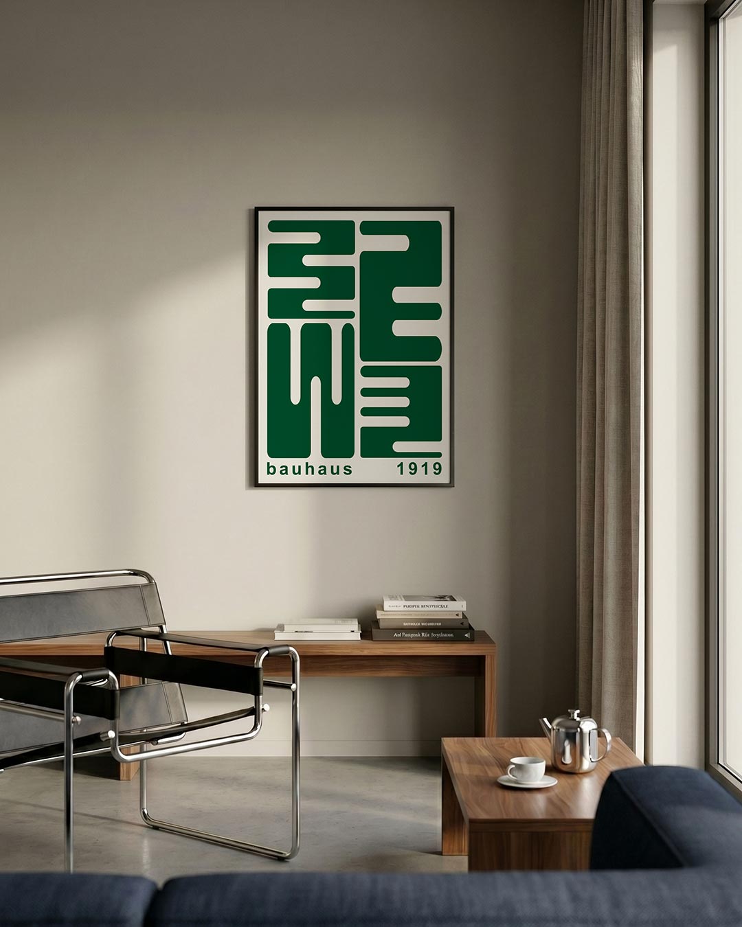 Lijnenspel en vormen Poster