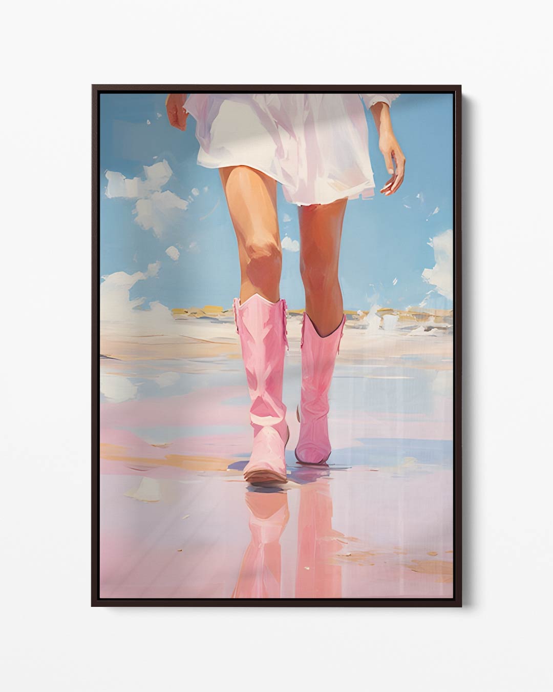 Vrolijk Wandelen Kunstwerk-canvas-dibond-plexiglas-wanddecoratie-WallArtistic