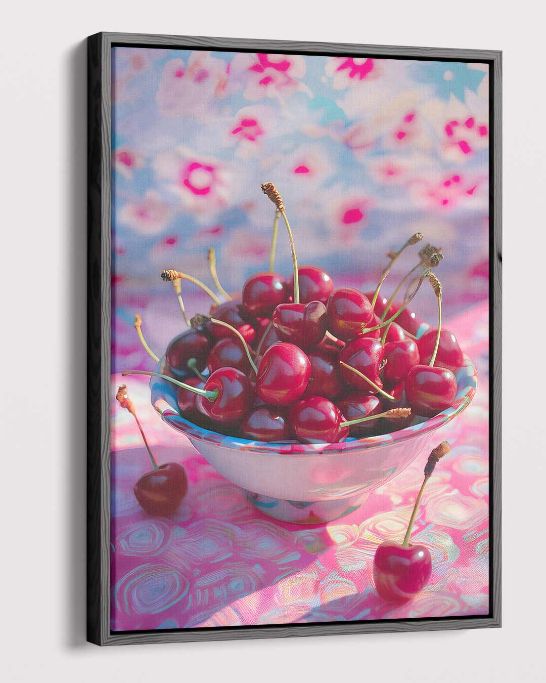 Zomers Kersenfeest Kunstwerk-canvas-dibond-plexiglas-wanddecoratie-WallArtistic