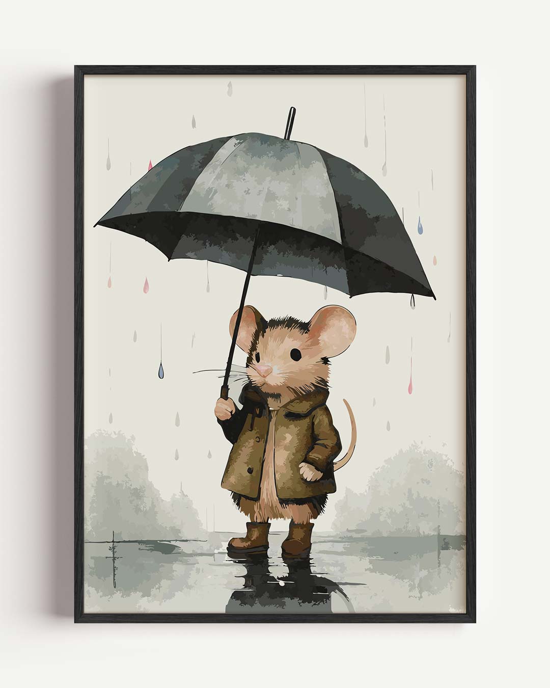 Regenachtige Muis Avonturen Poster