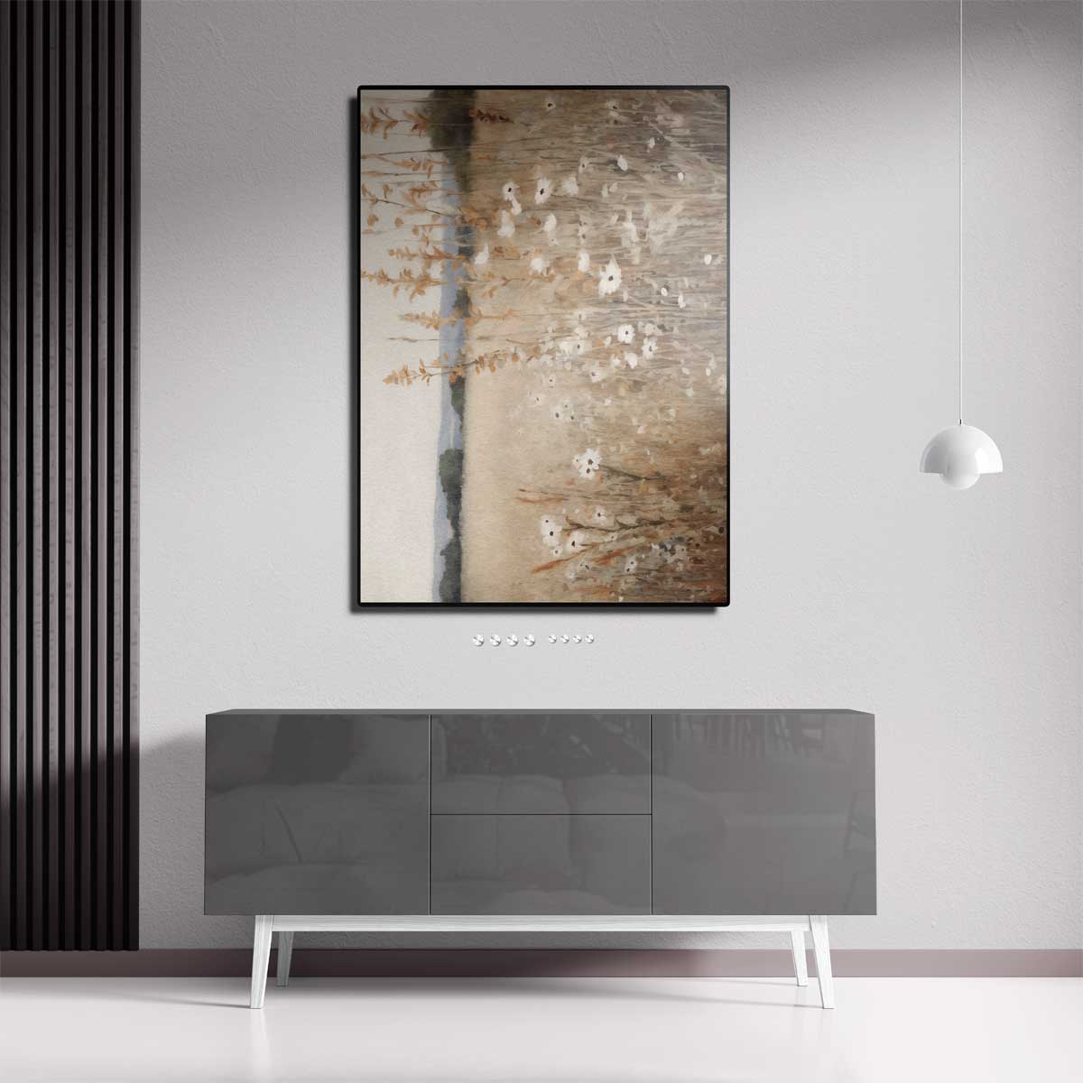 Zomers Veldlandschap Kunstwerk-canvas-dibond-plexiglas-wanddecoratie-WallArtistic