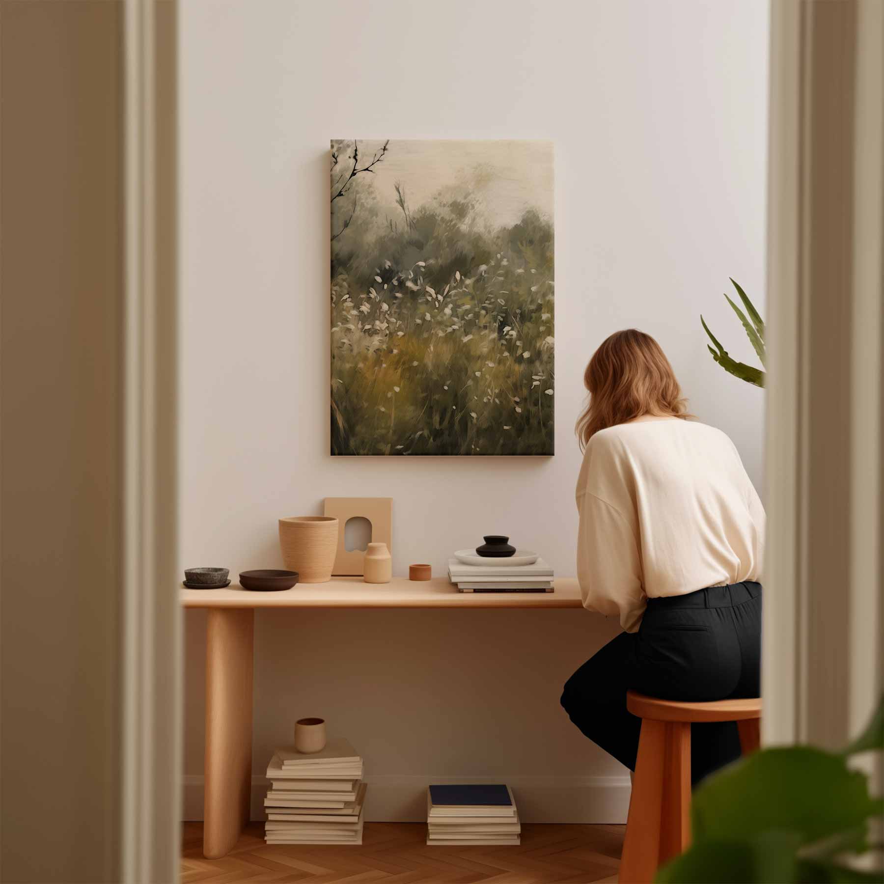 Sereniteit in de Wilde Natuur Kunstwerk-canvas-dibond-plexiglas-wanddecoratie-WallArtistic