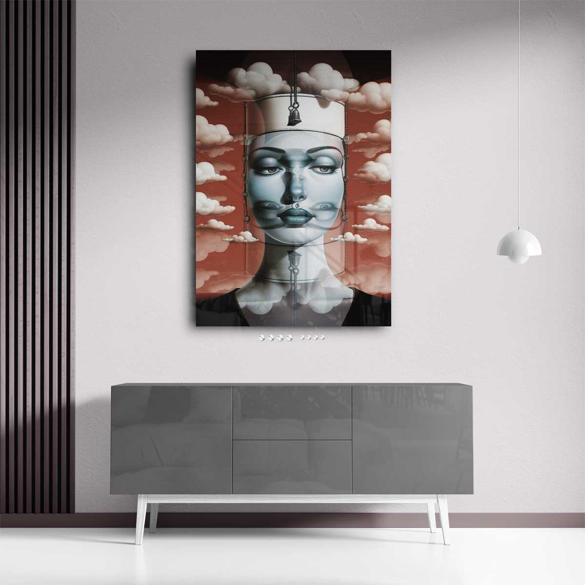 Dromerige Illusie Kunstwerk-canvas-dibond-plexiglas-wanddecoratie-WallArtistic
