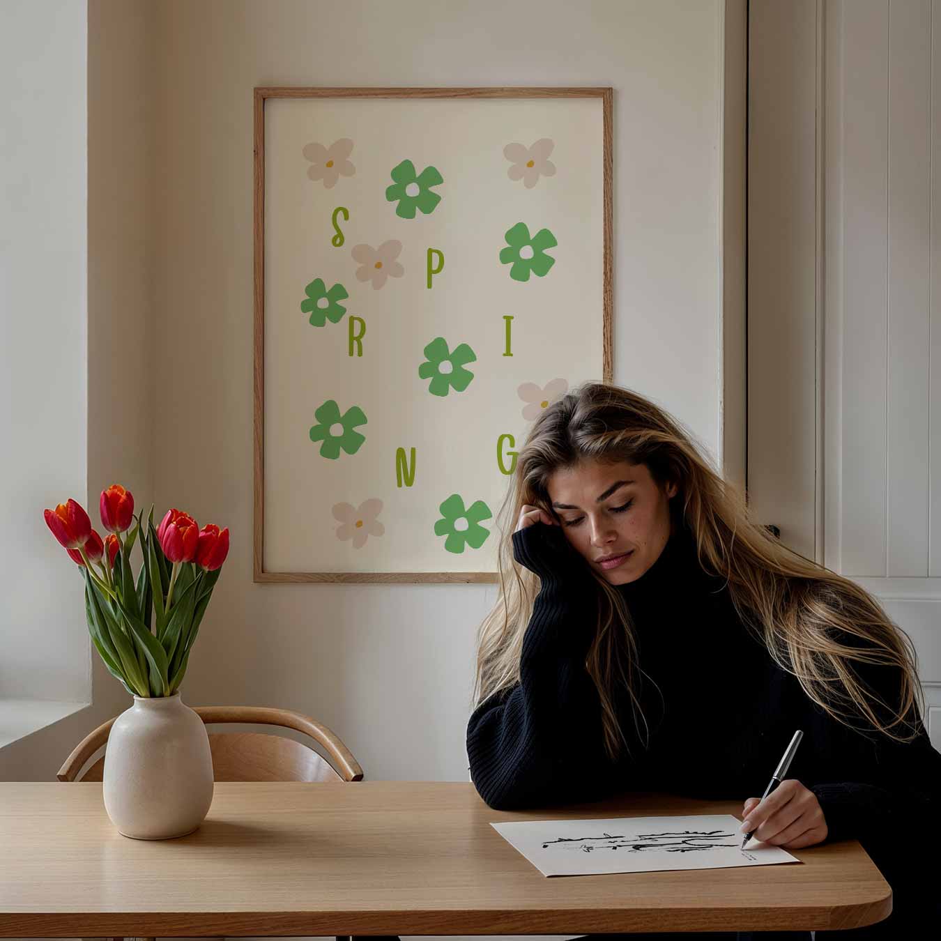 Bloemenpracht Lente Poster