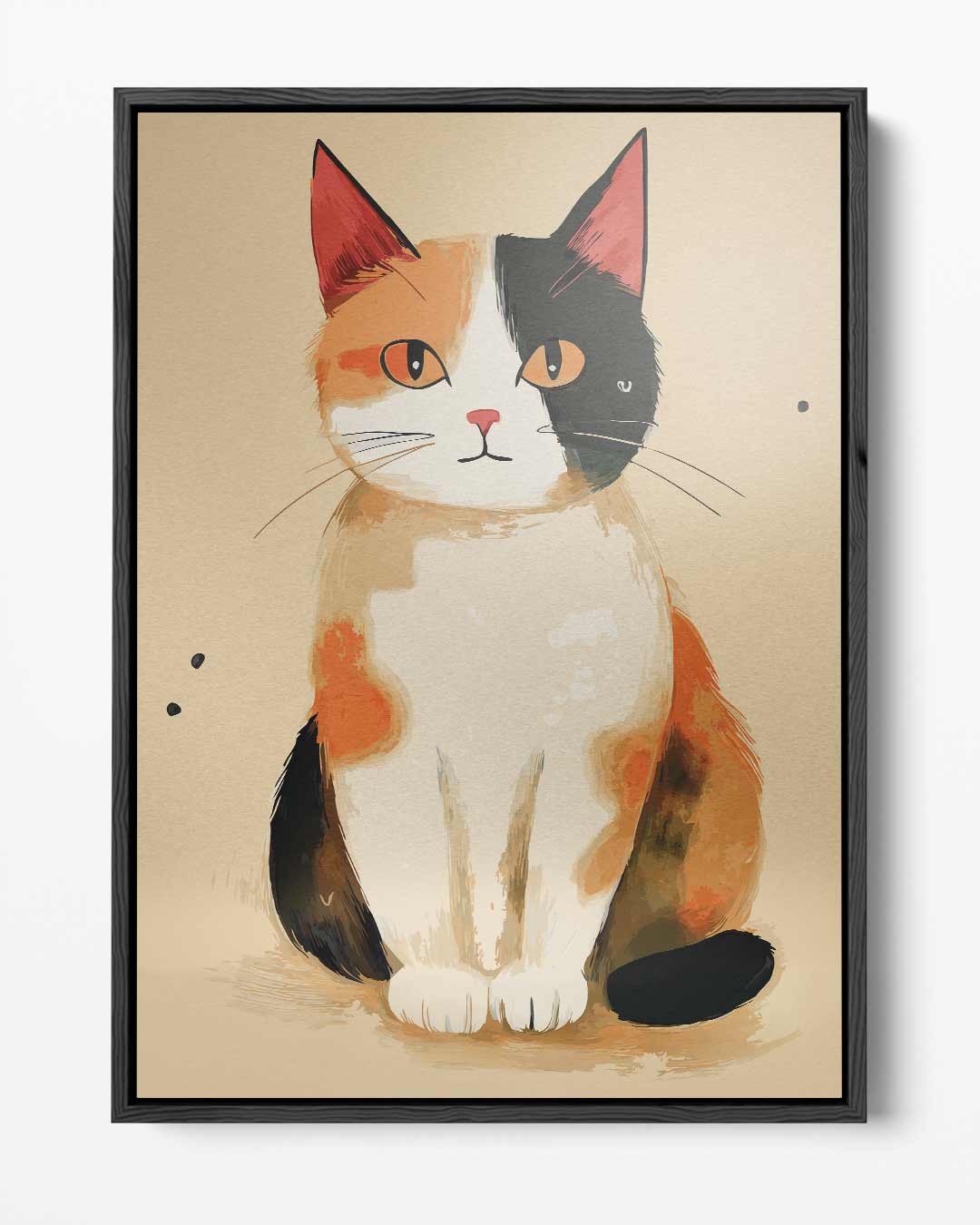 Charmante Kat Kunstwerk Kunstwerk-canvas-dibond-plexiglas-wanddecoratie-WallArtistic