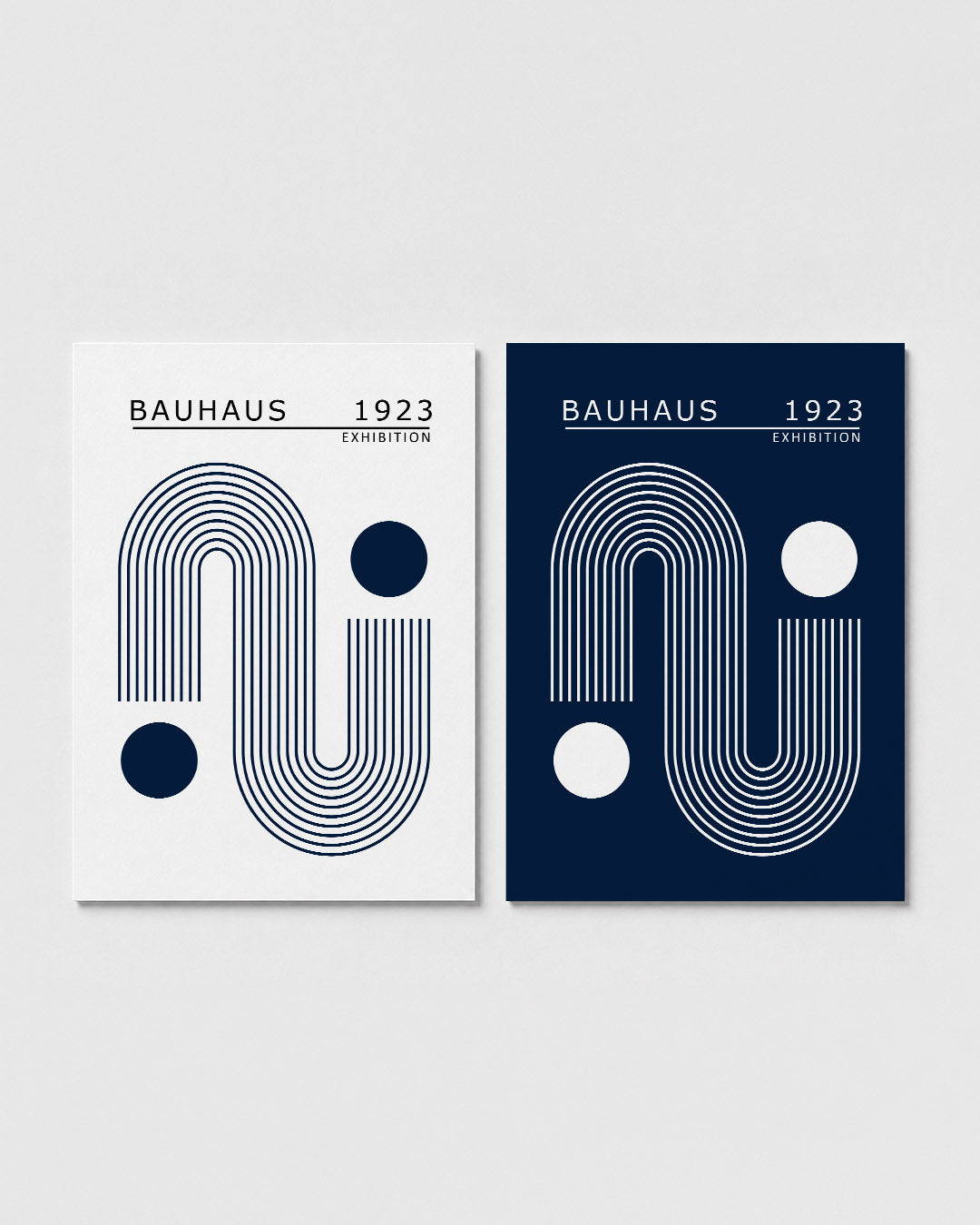 Lijnen en cirkel Posterset