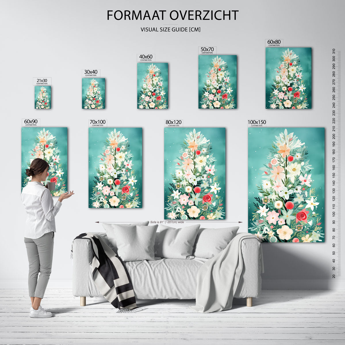 Bloemen compositie Poster