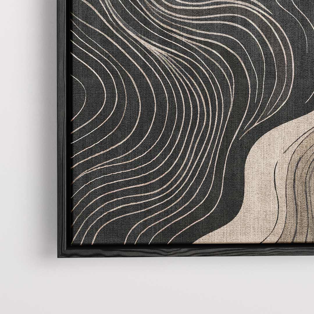 Zacht Golvende Lijnen Kunstwerk-canvas-dibond-plexiglas-wanddecoratie-WallArtistic