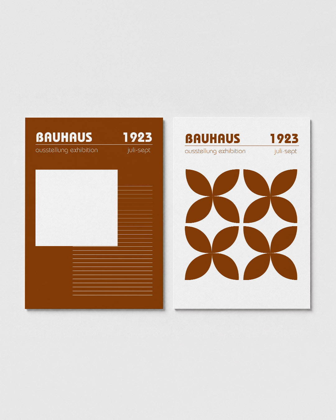 Lijnen en vlakkenspel Posterset
