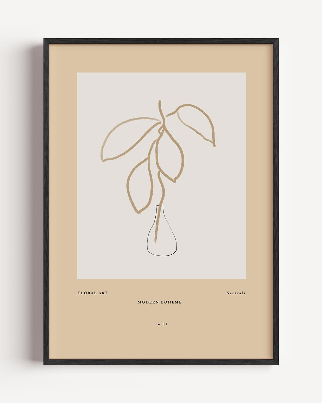 Modern Boheme Floraal Kunstwerk Poster-WallArtistic