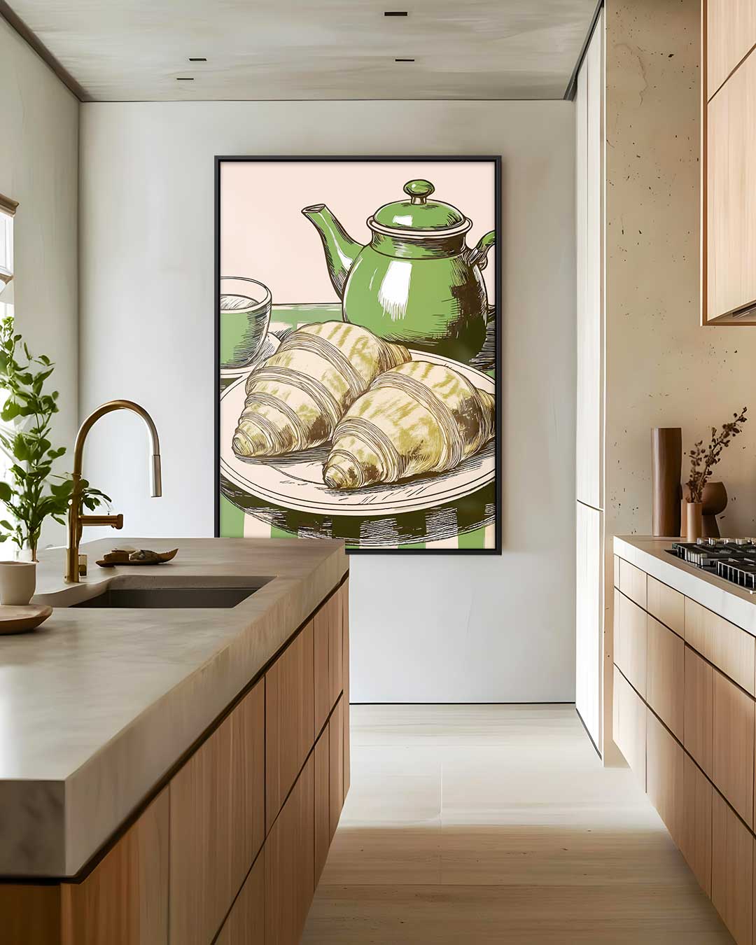 Ontbijt in Stijl Kunstwerk-canvas-dibond-plexiglas-wanddecoratie-WallArtistic