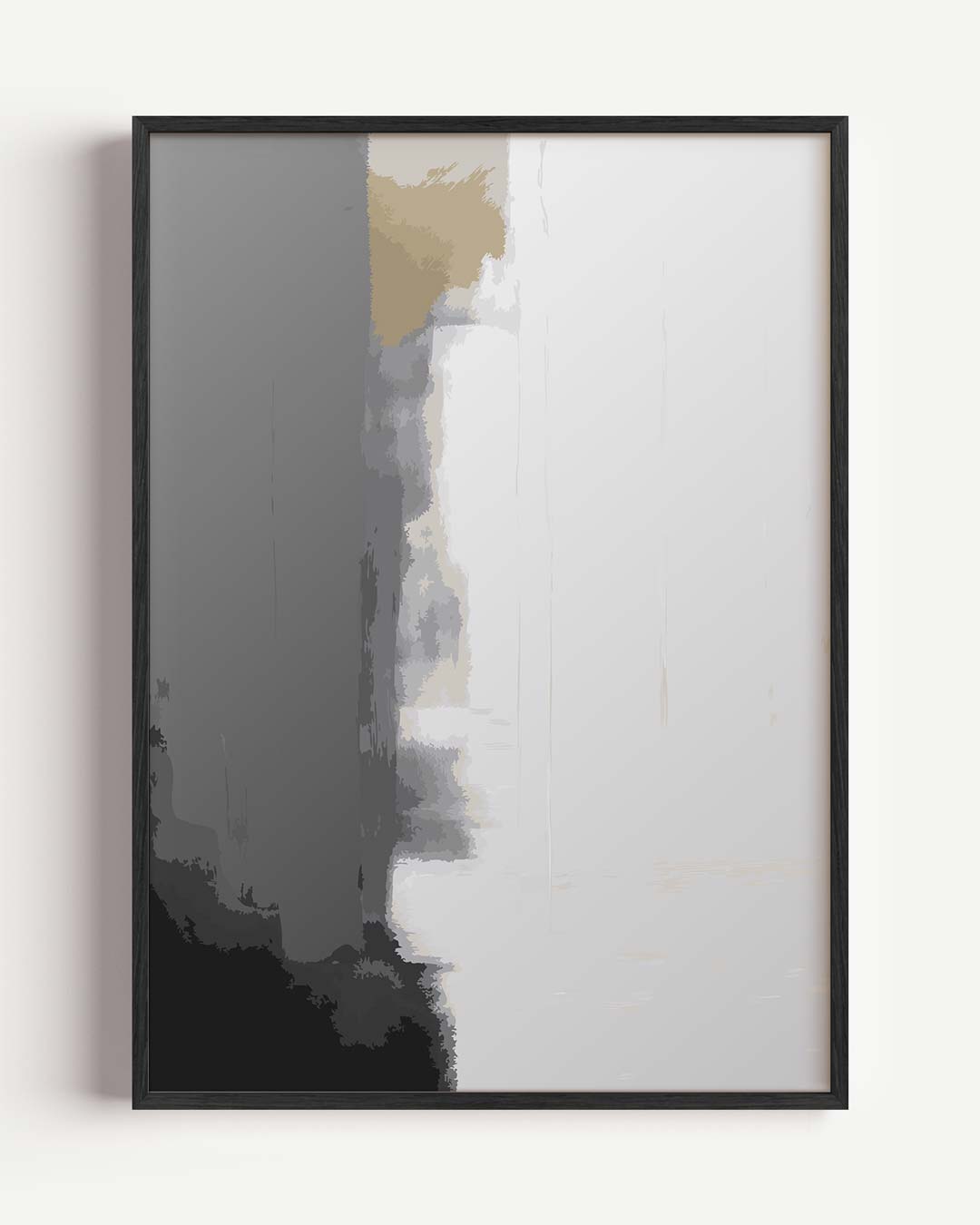 Mystieke Grijs Abstractie Poster