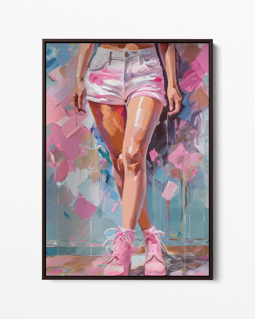 Stijlvolle Zomerwandeling Kunstwerk-canvas-dibond-plexiglas-wanddecoratie-WallArtistic