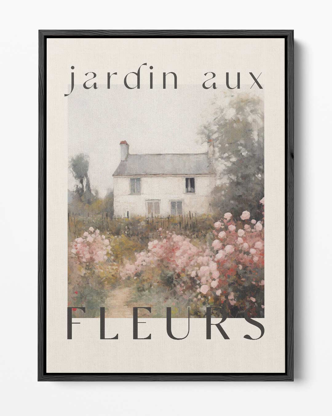 Franse Bloementuin Poster