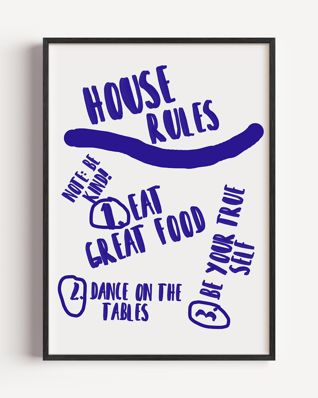 House Rules Inspiratieposter-WallArtistic