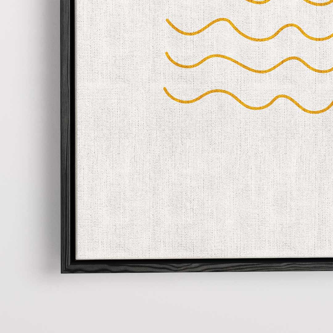 Golven en Boogjes Kunstwerk-canvas-dibond-plexiglas-wanddecoratie-WallArtistic