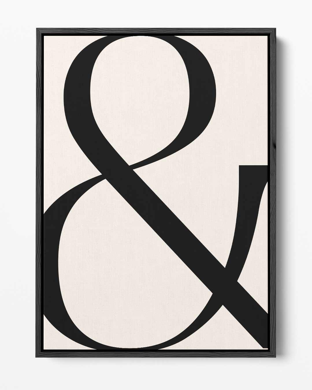 Eigentijdse Ampersand Kunst Kunstwerk-canvas-dibond-plexiglas-wanddecoratie-WallArtistic