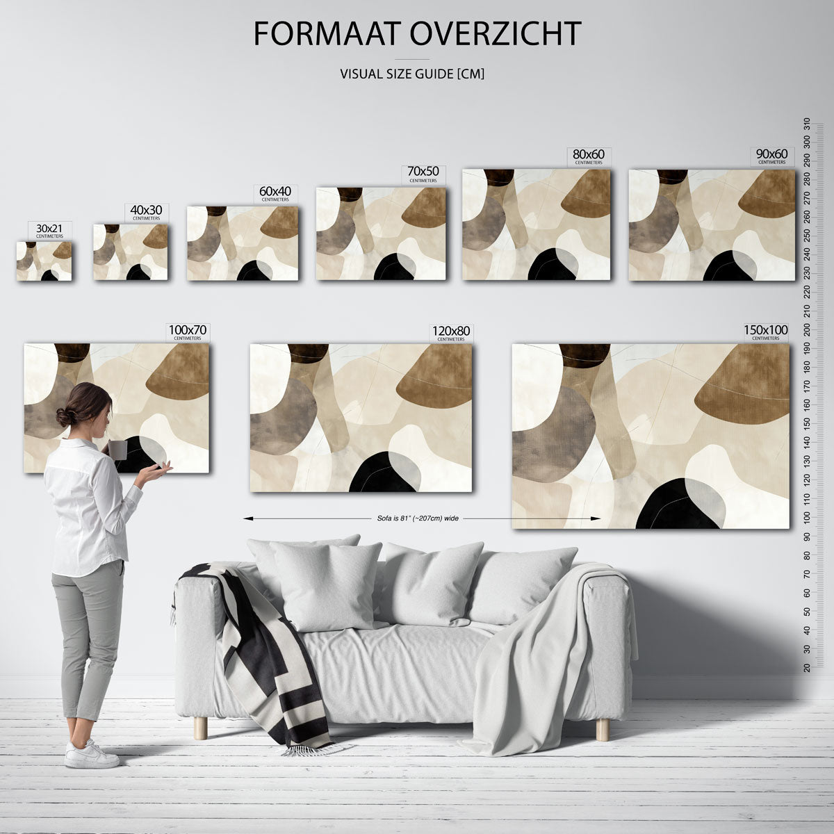 Abstracte vormen Poster
