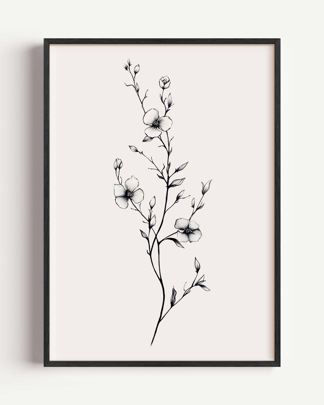 Elegante Bloementak Poster