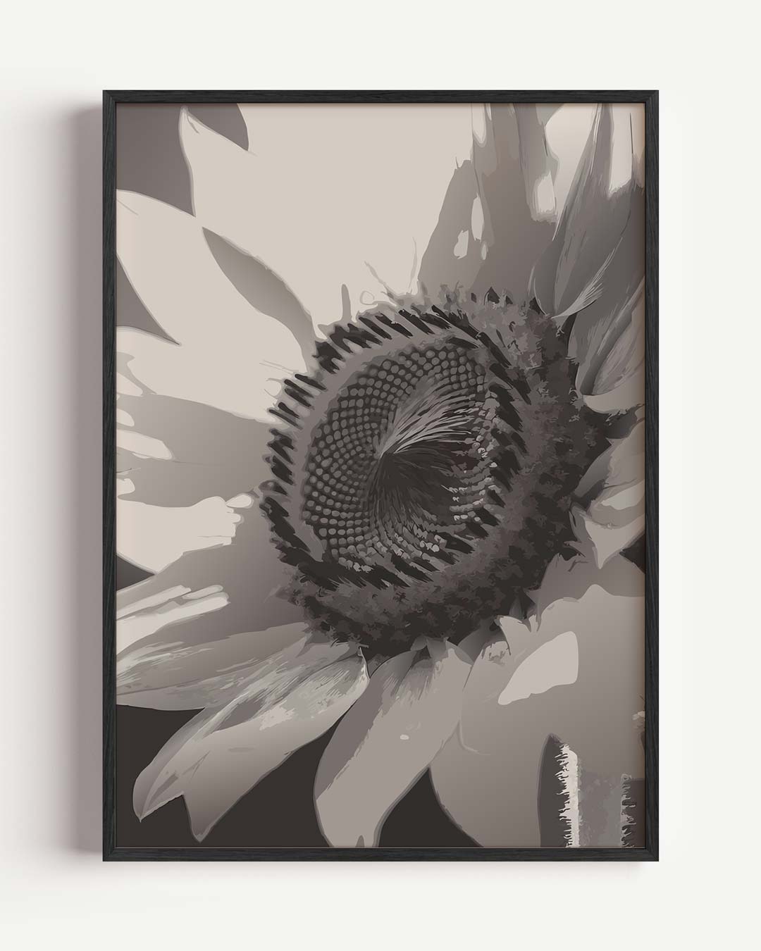 Stijlvolle Zonnebloem Print Poster