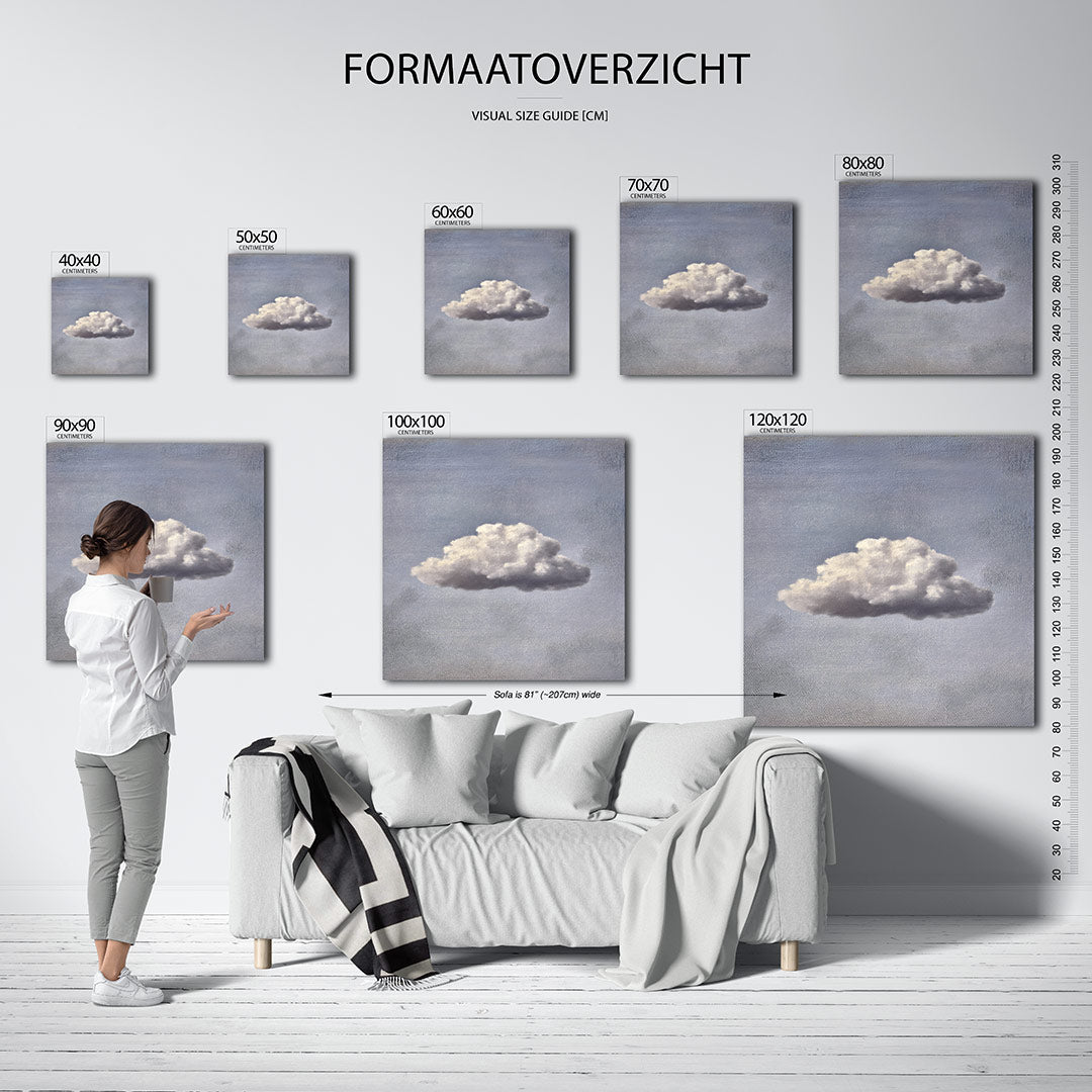 Dromerige wolk Kunstwerk