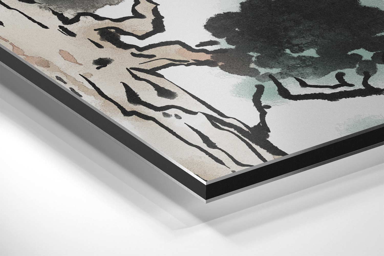 Abstract kunstwerk Kunstwerk-canvas-dibond-plexiglas-wanddecoratie-WallArtistic
