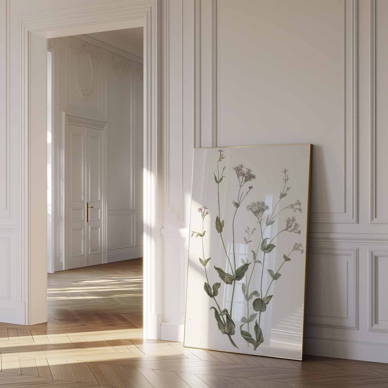 Botanische Bloemenposter