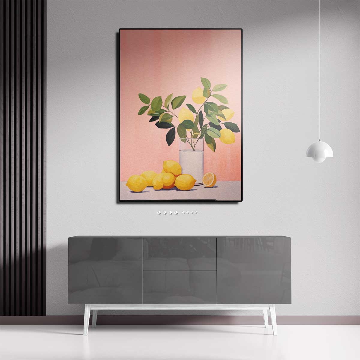 Citrussfeer op Doek Kunstwerk-canvas-dibond-plexiglas-wanddecoratie-WallArtistic