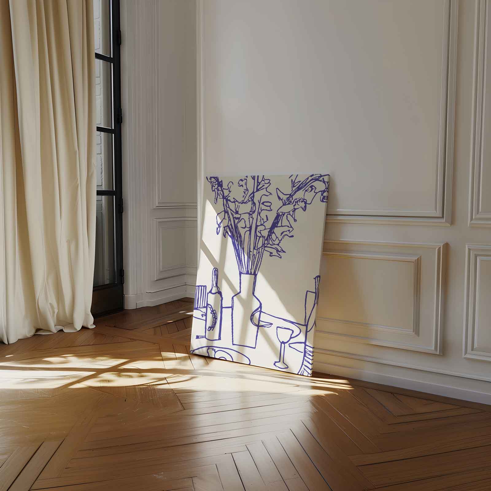 Lijnen van Leven Kunstwerk-canvas-dibond-plexiglas-wanddecoratie-WallArtistic