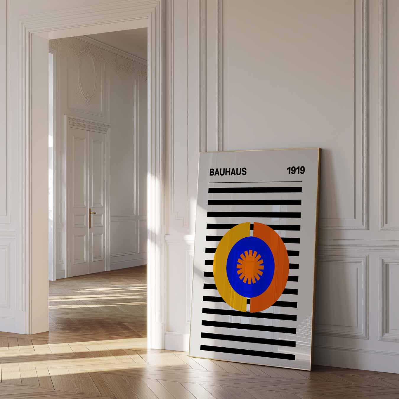 Bauhaus Geometrische Kunstposter