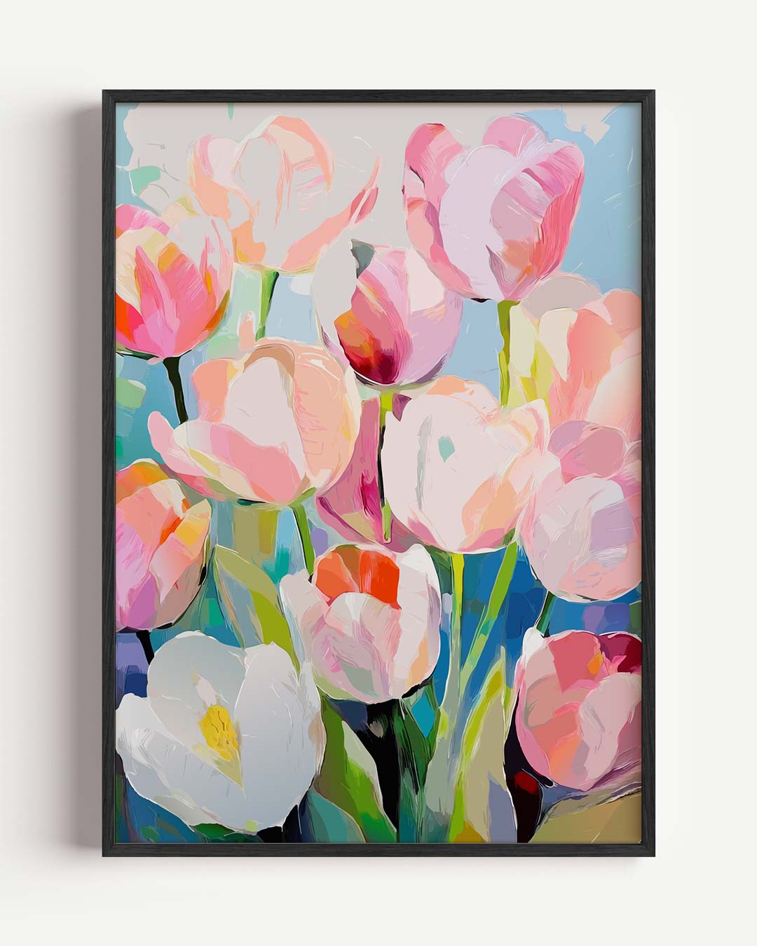 Kleurrijke Tulpenpracht Poster
