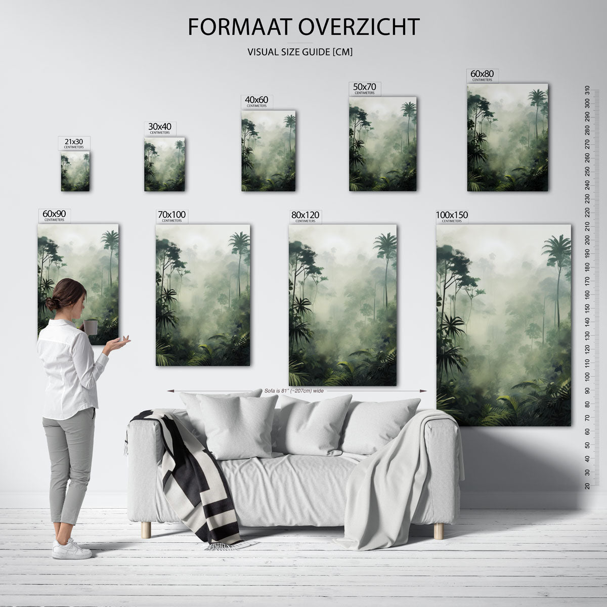 Tropisch woud Poster