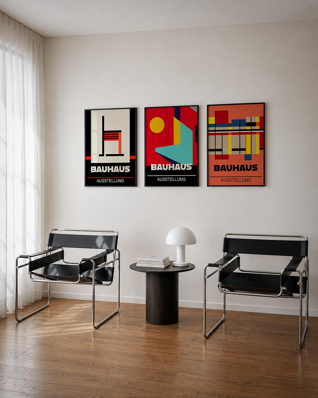 Lijnen en kleurvlakken Posterset