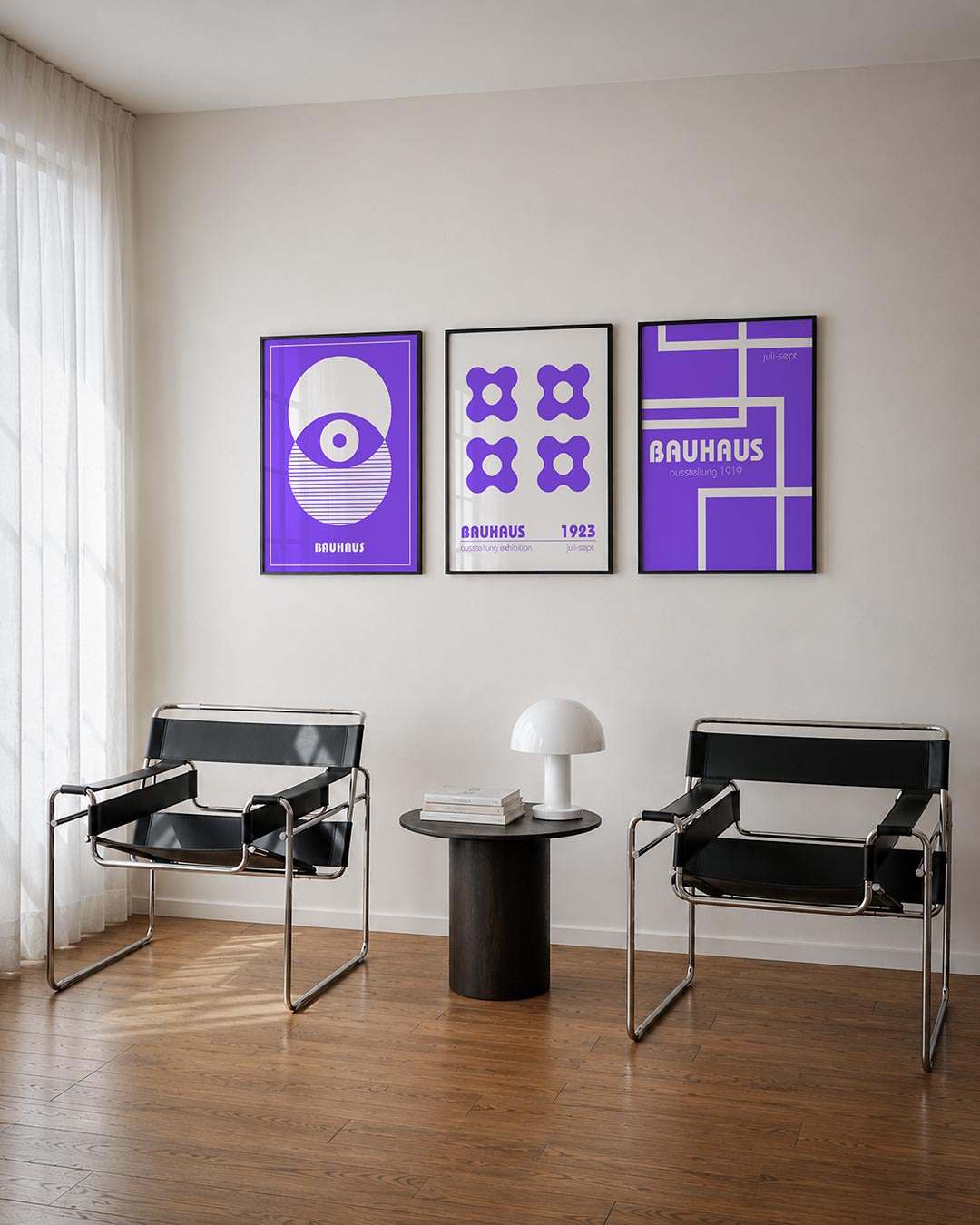 Cirkel en lijnen Posterset