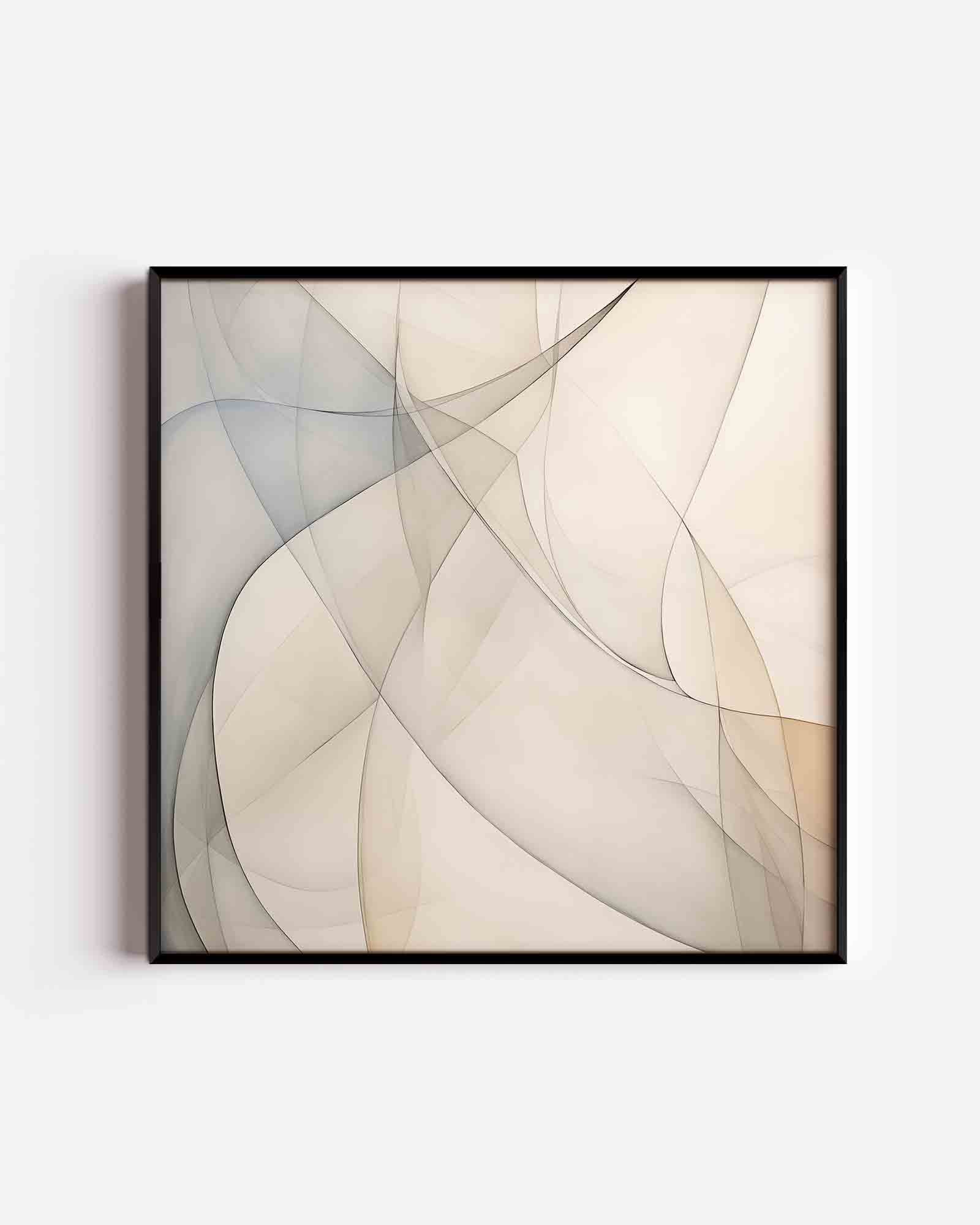 Abstracte lijnen Poster