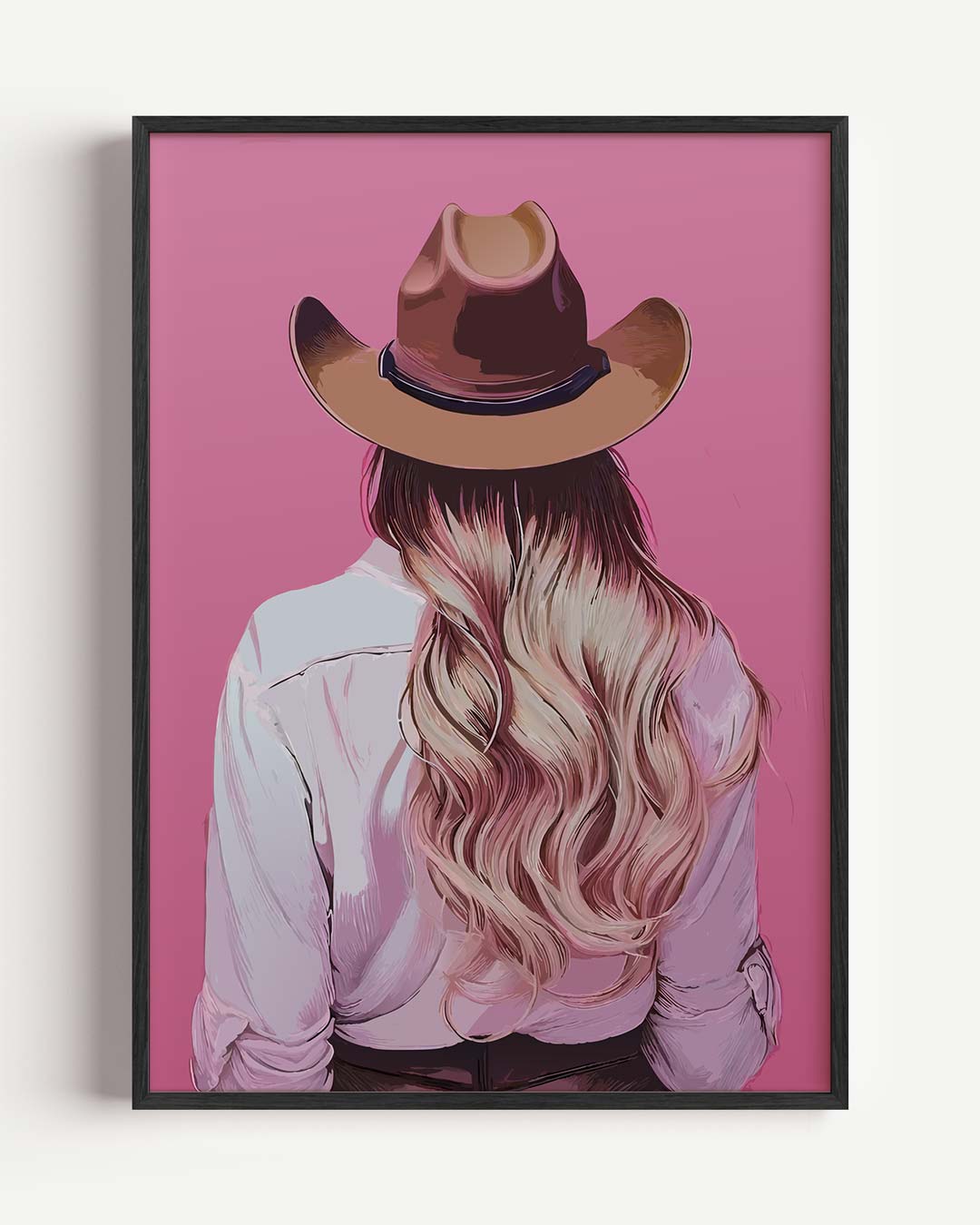 Stijlvolle Cowgirl Poster