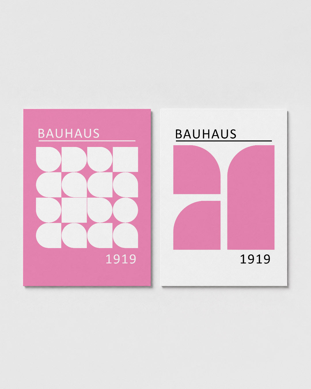 Vormritme en kleur Posterset