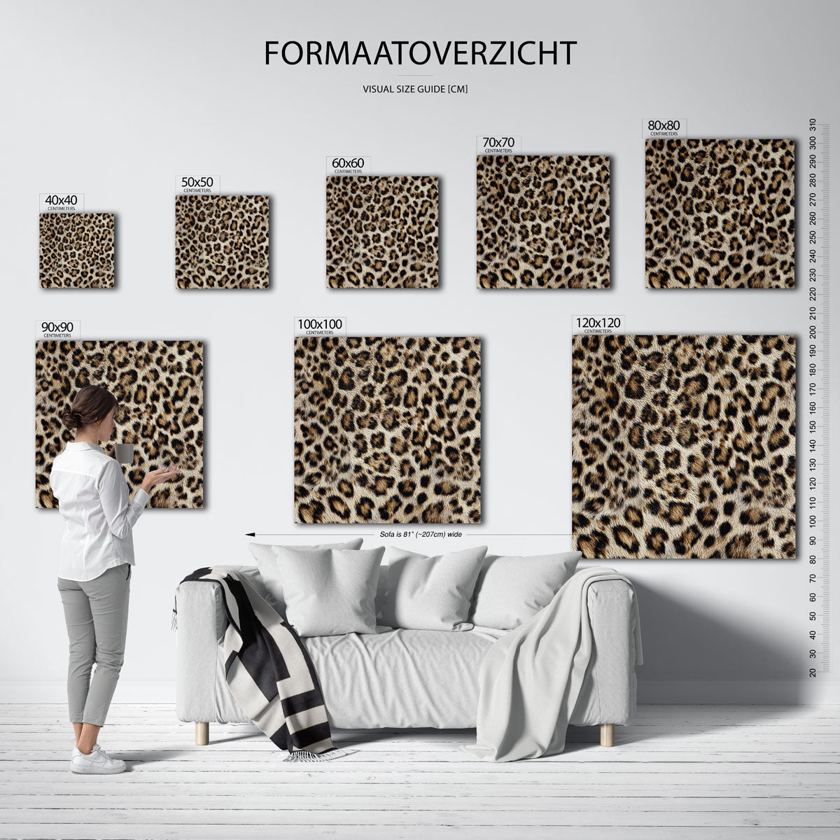 Luipaardprint Poster