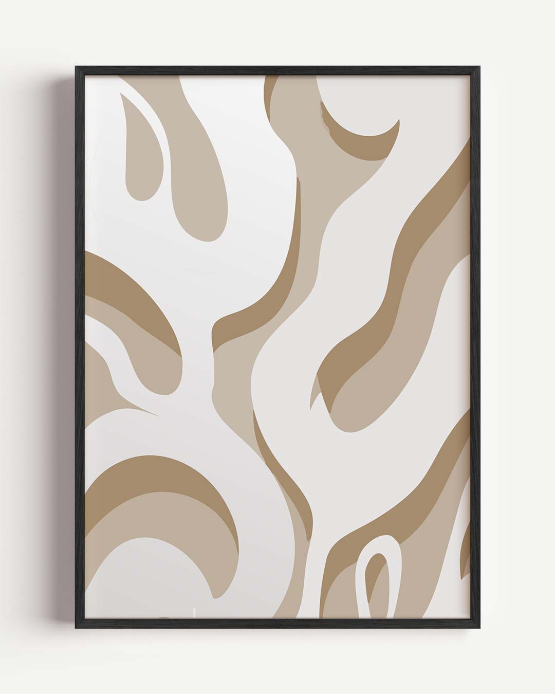 Moderne Kunstzinnige Golven Poster