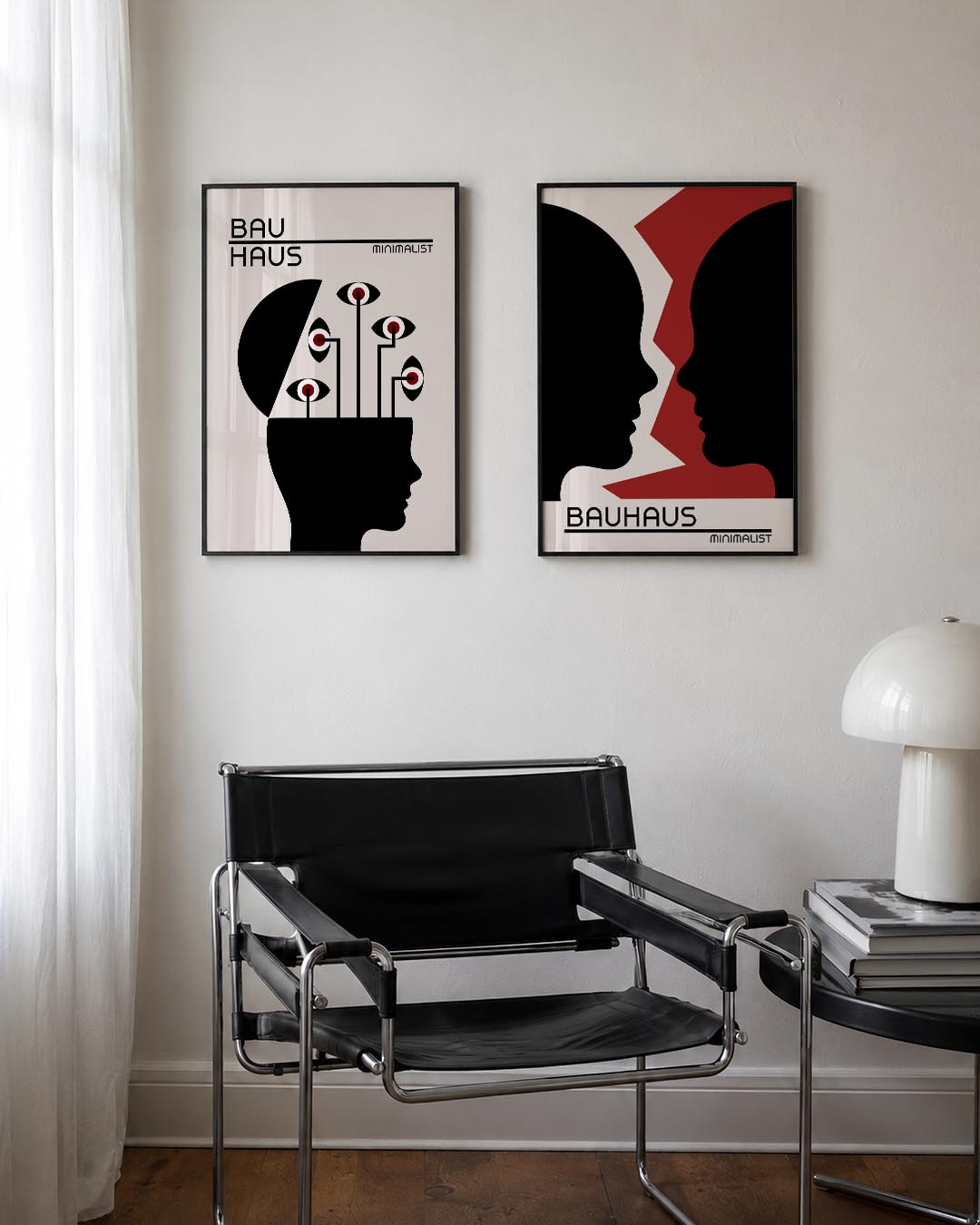 Ooglijnenspel Posterset