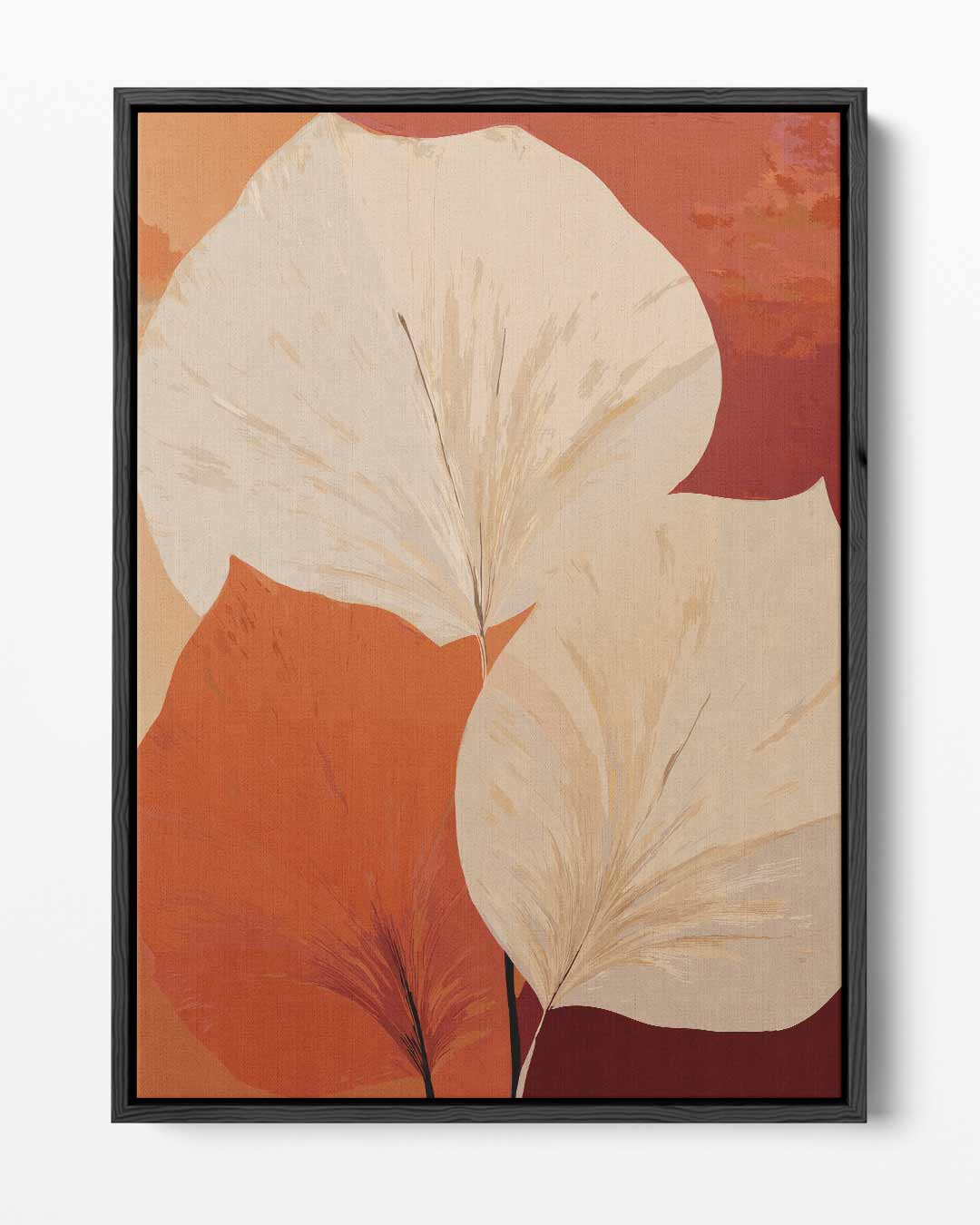 Blad in Herfstsfeer Kunstwerk-canvas-dibond-plexiglas-wanddecoratie-WallArtistic