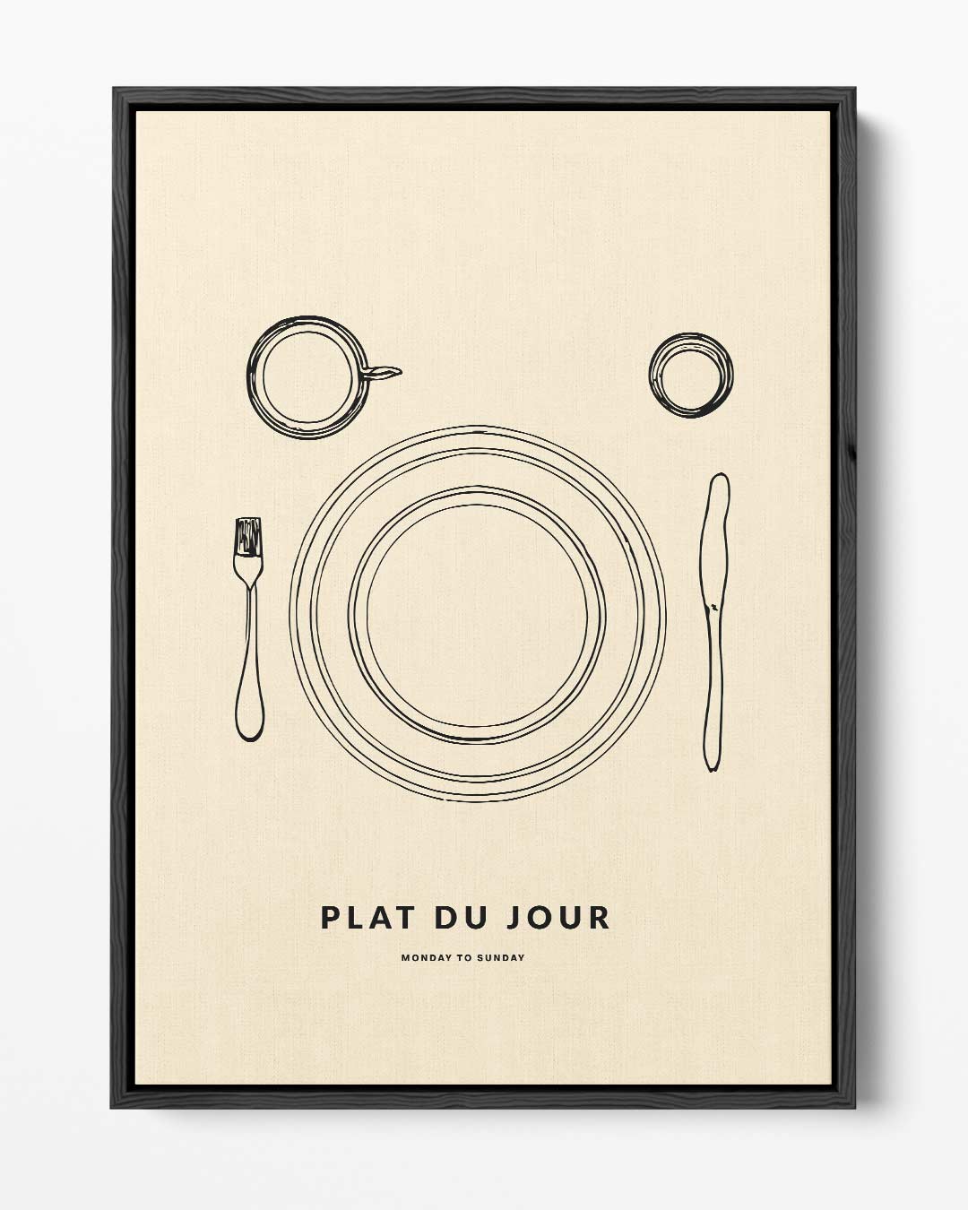 Plat du Jour Poster