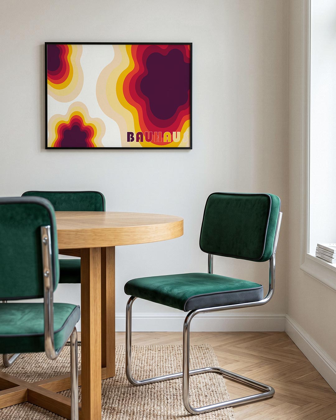 Vorm en kleurvlakken Poster