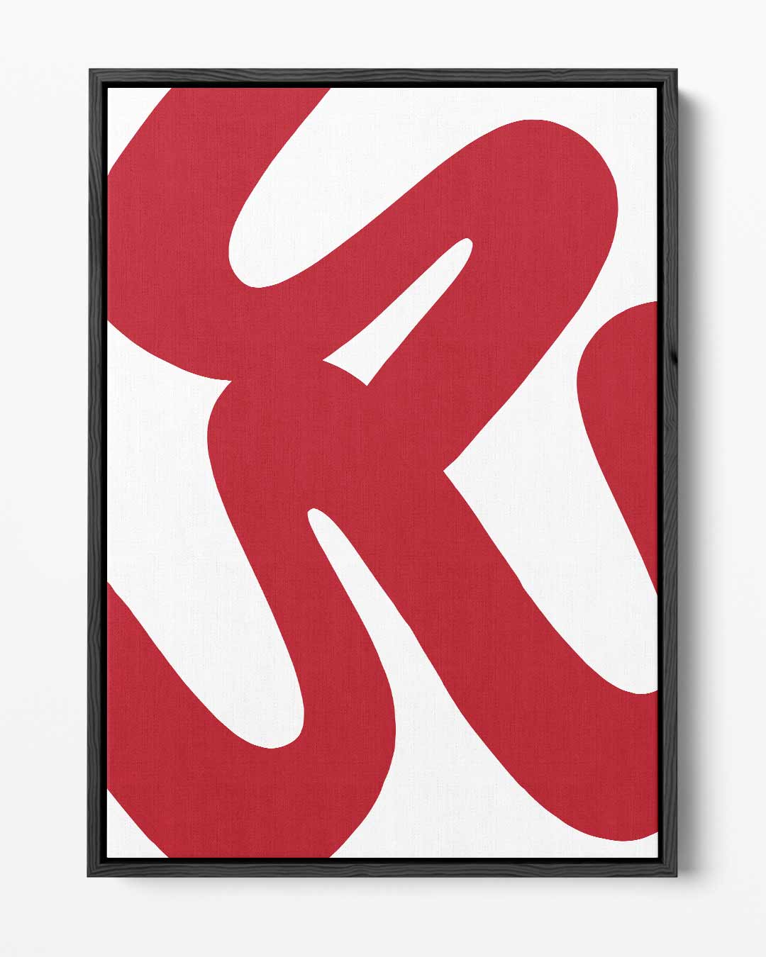 Dynamisch Rood Kunstwerk-canvas-dibond-plexiglas-wanddecoratie-WallArtistic