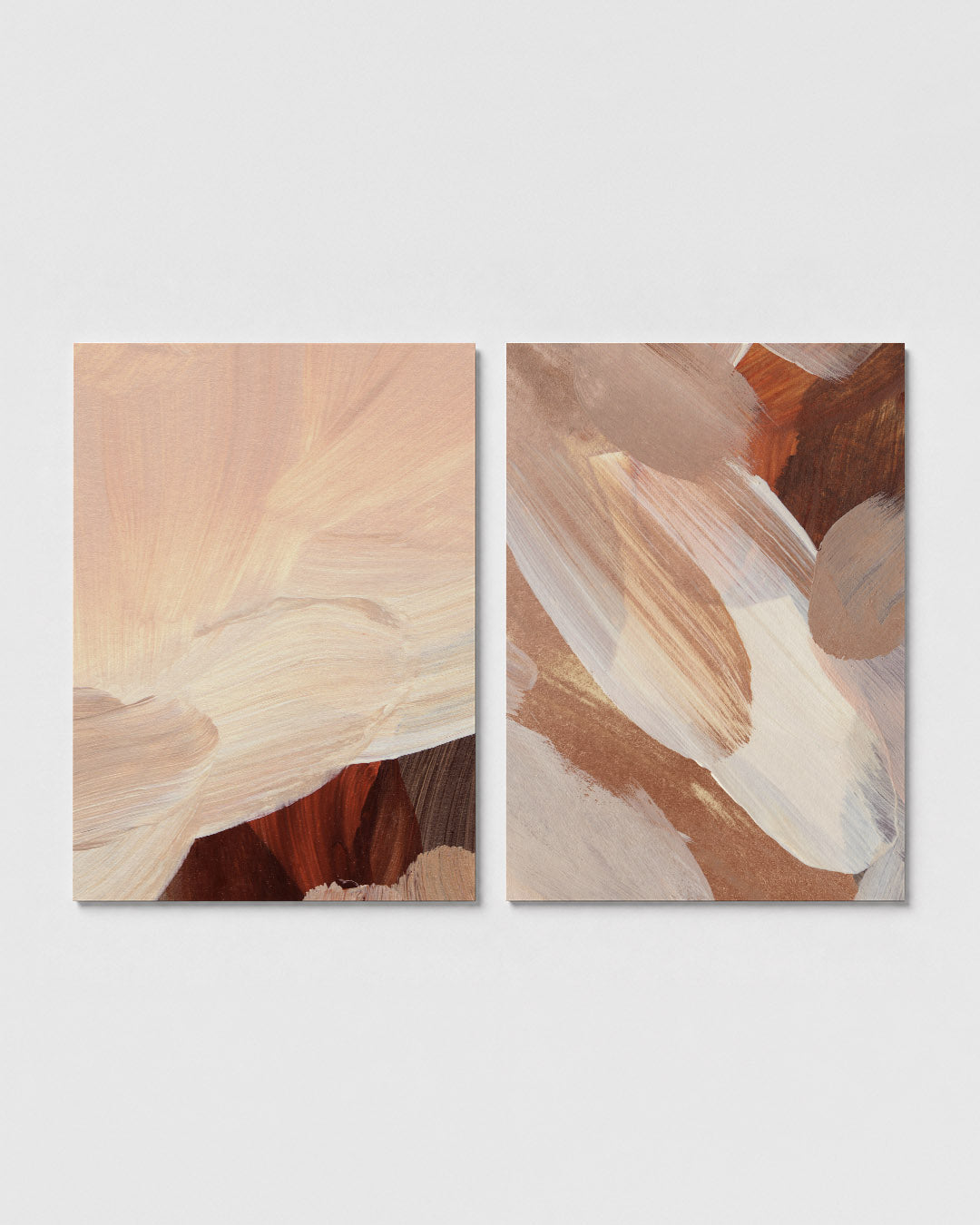 Zachte kleurenmix Posterset