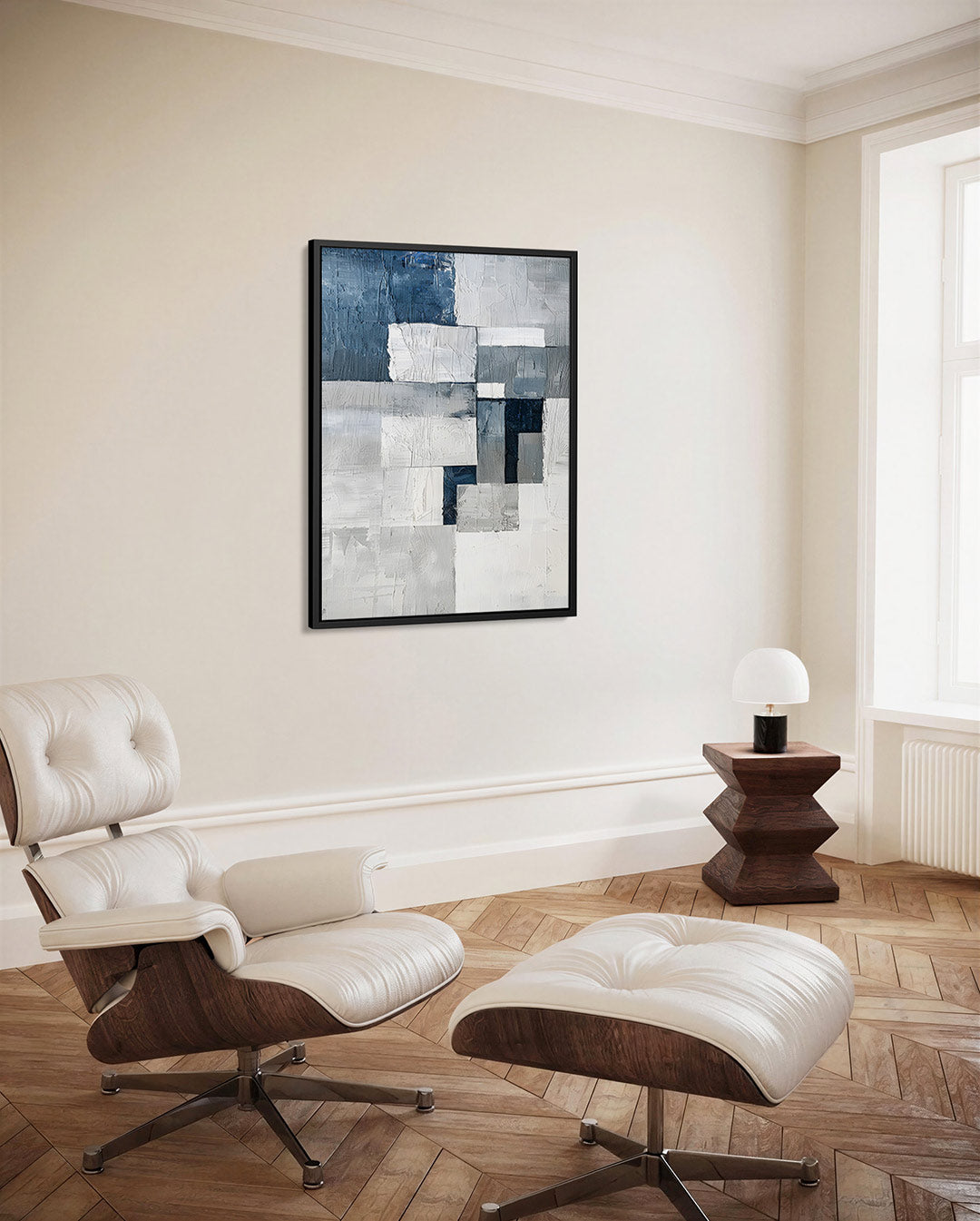 Geometrische compositie Kunstwerk