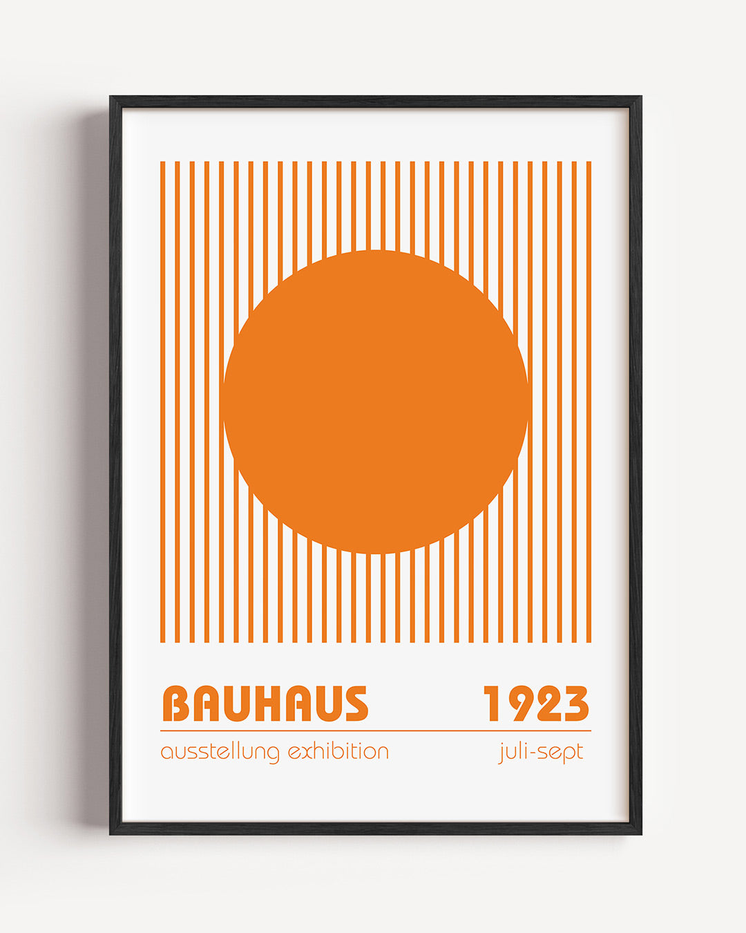 Cirkel en lijnen Poster